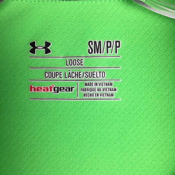 Under Armour Neon Green Polo Shirt - Picture 4 of 4